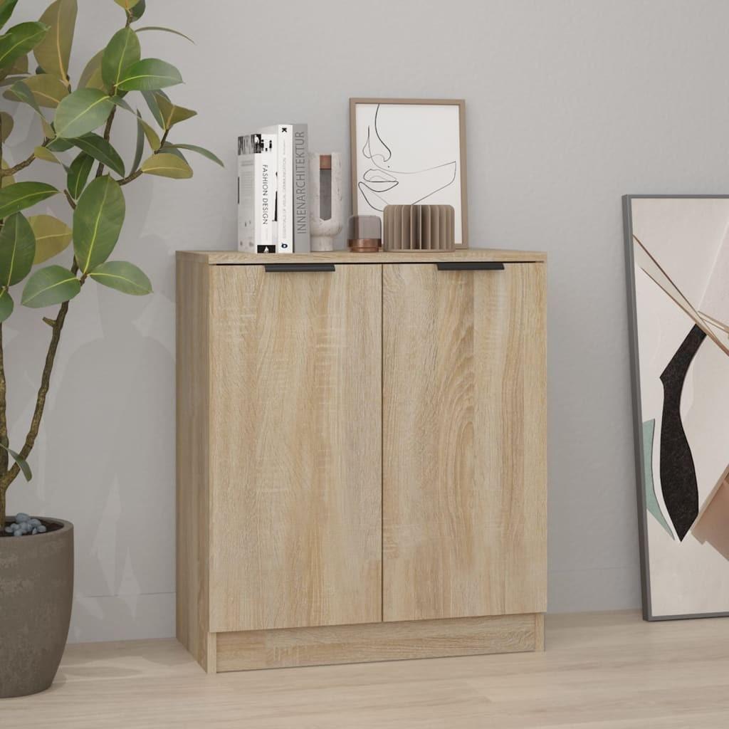 Skænk 60x30x70 cm konstrueret træ sonoma-eg