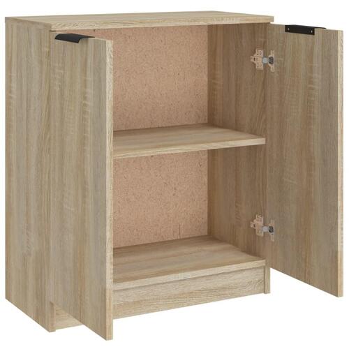 Skænk 60x30x70 cm konstrueret træ sonoma-eg
