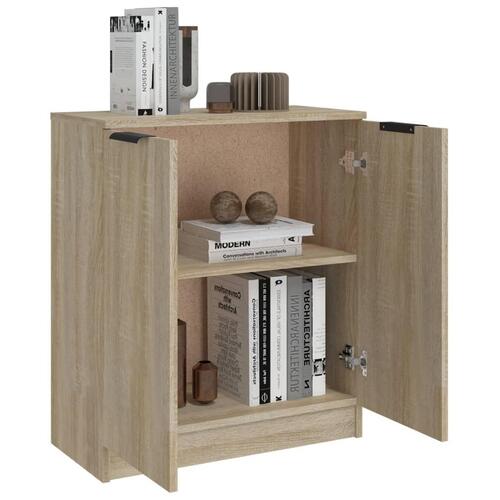 Skænk 60x30x70 cm konstrueret træ sonoma-eg
