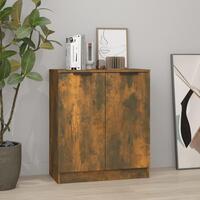 Skænk 60x30x70 cm konstrueret træ røget egetræsfarve