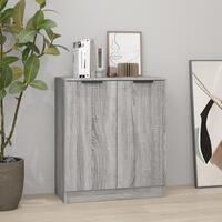 Skænk 60x30x70 cm konstrueret træ grå sonoma-eg