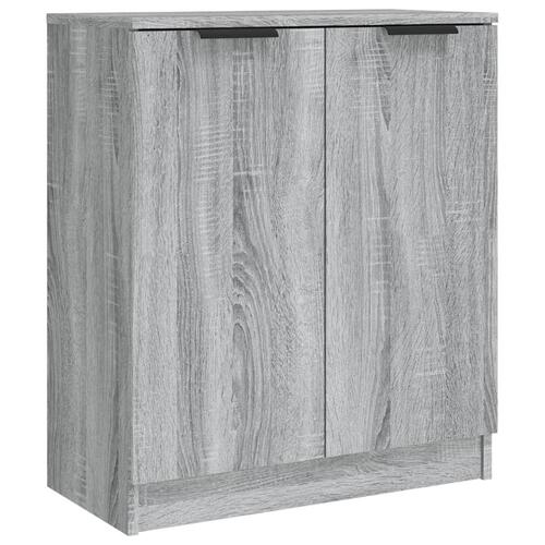Skænk 60x30x70 cm konstrueret træ grå sonoma-eg
