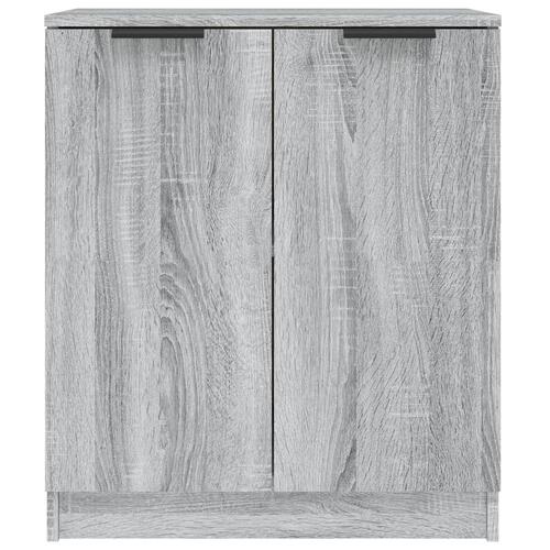 Skænk 60x30x70 cm konstrueret træ grå sonoma-eg