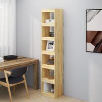Bogreol/rumdeler 40x30x199 cm massivt fyrretræ