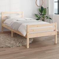 Sengeramme 75x190 cm massivt træ