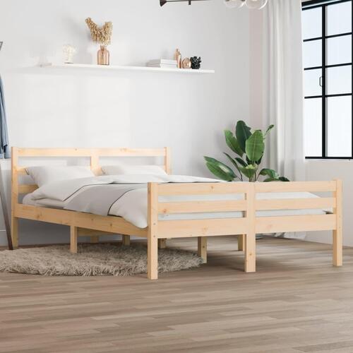 Sengeramme 120x190 cm massivt træ
