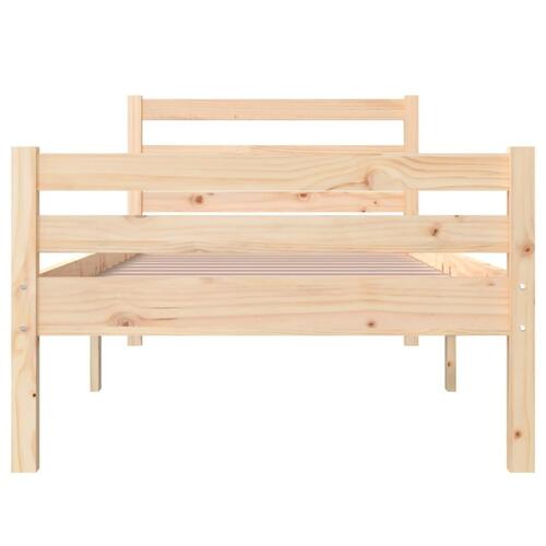 Sengeramme 100x200 cm massivt træ
