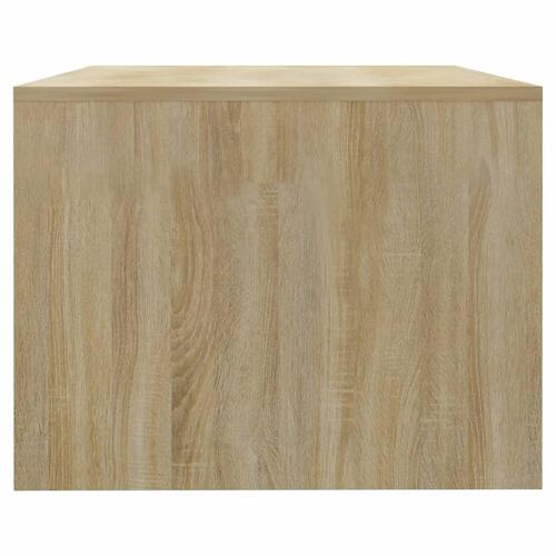Sofabord 102x55x42 cm konstrueret træ sonoma-eg