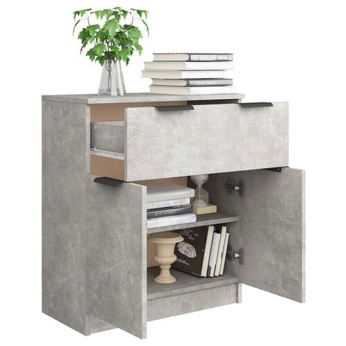 Skænk 60x30x70 cm konstrueret træ betongrå