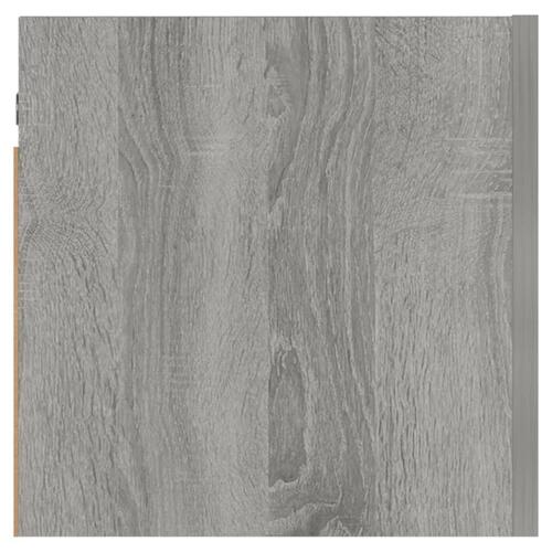 Væghængt tv-skab 30,5x30x30 cm grå sonoma-eg