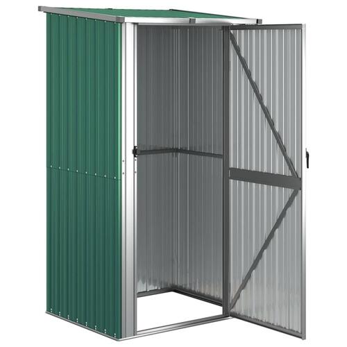 Haveskur 118,5x97x209,5 galvaniseret stål grøn