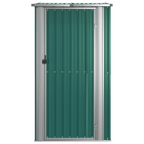 Haveskur 118,5x97x209,5 galvaniseret stål grøn