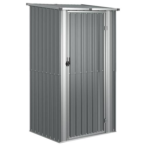 Haveskur 118,5x97x209,5 galvaniseret stål grå