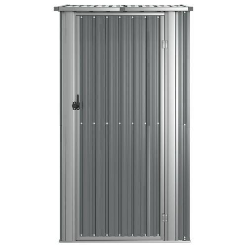 Haveskur 118,5x97x209,5 galvaniseret stål grå