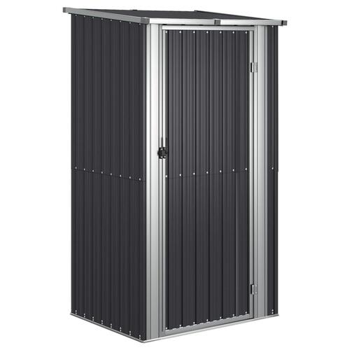 Haveskur 118,5x97x209,5 cm galvaniseret stål antracitgrå