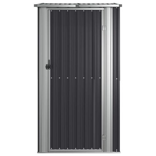 Haveskur 118,5x97x209,5 cm galvaniseret stål antracitgrå