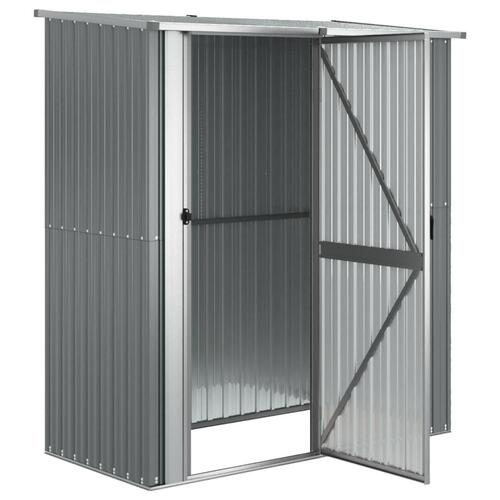 Haveskur 180,5x97x209,5 galvaniseret stål grå
