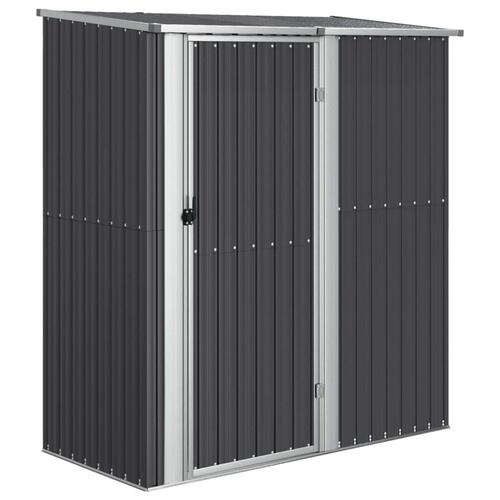 Haveskur 180,5x97x209,5 galvaniseret stål antracitgrå