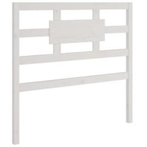 Sengeramme 90x190 cm Single massivt træ hvid