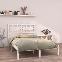 Sengeramme 120x190 cm Small Double massivt træ hvid