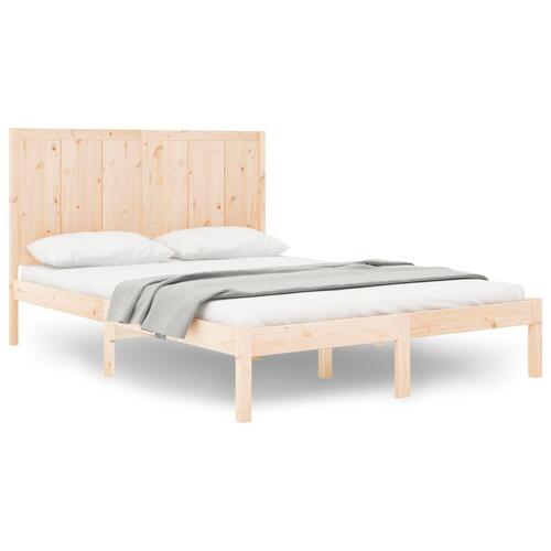 Sengeramme 140x200 cm massivt fyrretræ