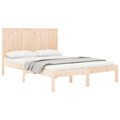 Sengeramme 140x200 cm massivt fyrretræ