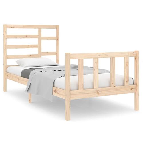 Sengeramme 90x190 cm massivt træ