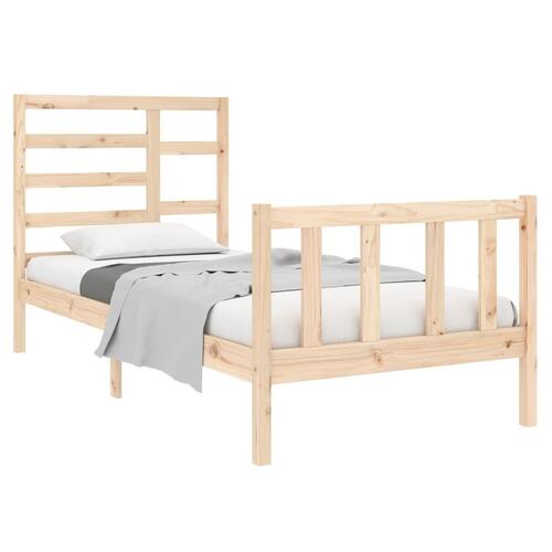 Sengeramme 90x190 cm massivt træ