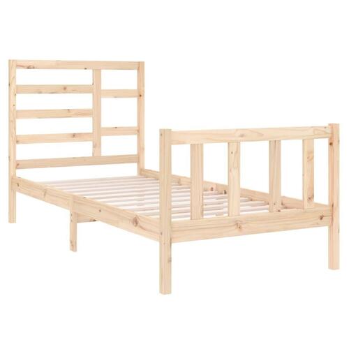 Sengeramme 90x190 cm massivt træ