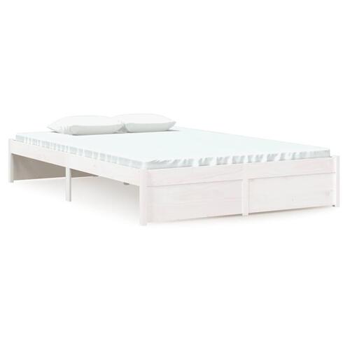 Sengeramme 120x190 cm Small Double massivt træ hvid