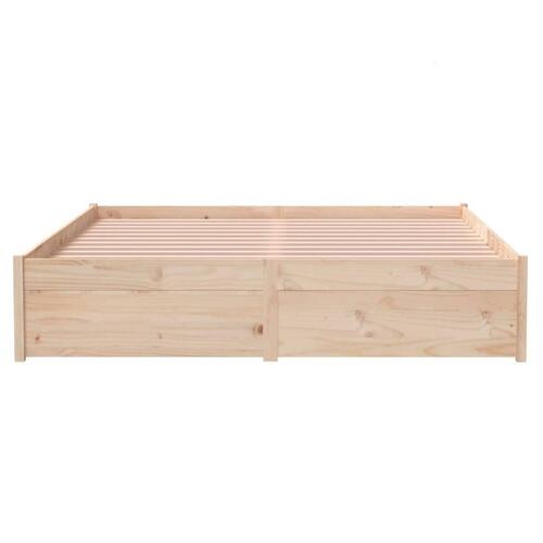 Sengeramme 135x190 cm massivt træ