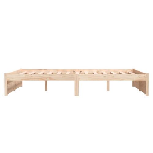 Sengeramme 135x190 cm massivt træ