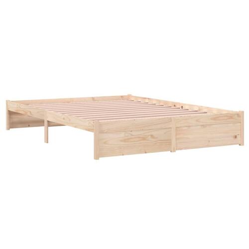 Sengeramme 140x190 cm massivt træ