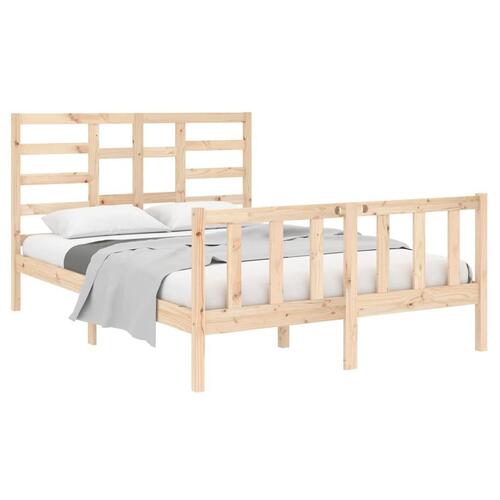 Sengeramme 140x190 cm massivt træ