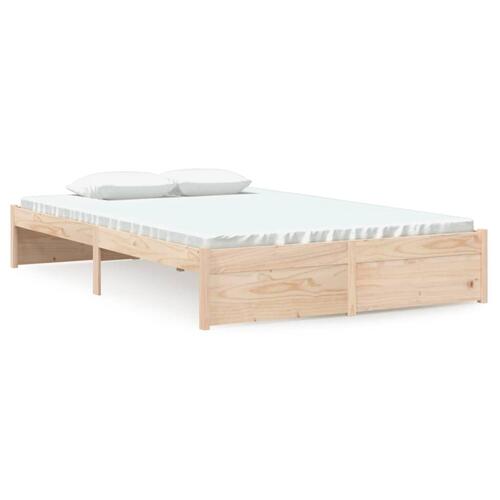 Sengeramme uden madras 120x200 cm massivt træ