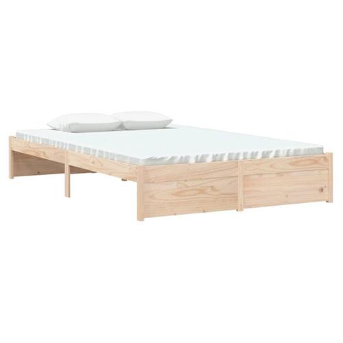 Sengeramme uden madras 120x200 cm massivt træ