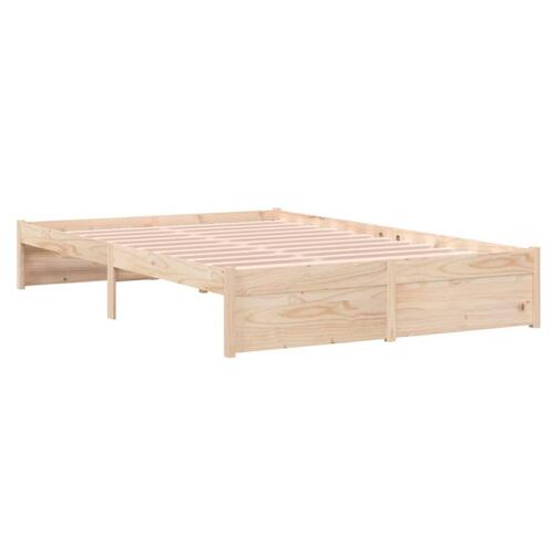Sengeramme uden madras 120x200 cm massivt træ
