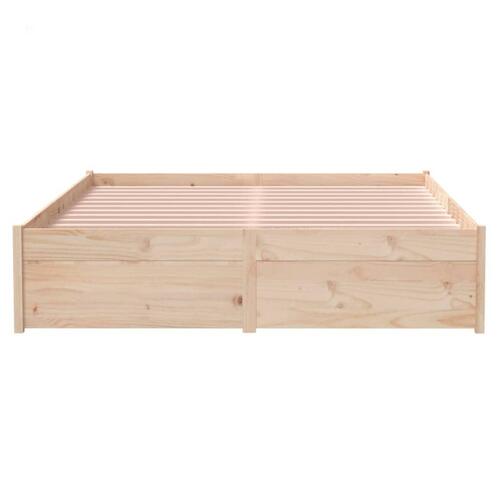 Sengeramme uden madras 120x200 cm massivt træ