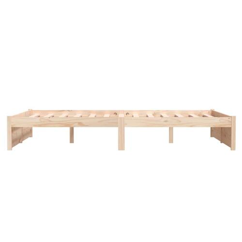 Sengeramme uden madras 120x200 cm massivt træ