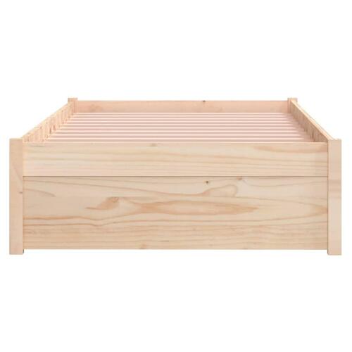 Sengeramme 75x190 cm massivt træ