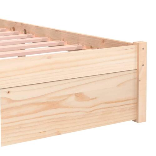 Sengeramme 75x190 cm massivt træ