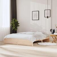 Sengeramme 180x200 cm massivt fyrretræ