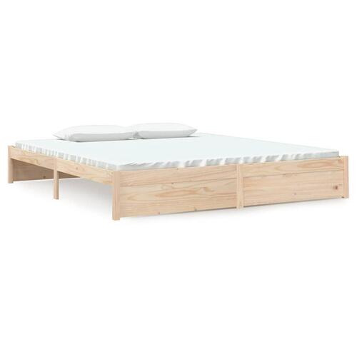 Sengeramme 180x200 cm massivt fyrretræ