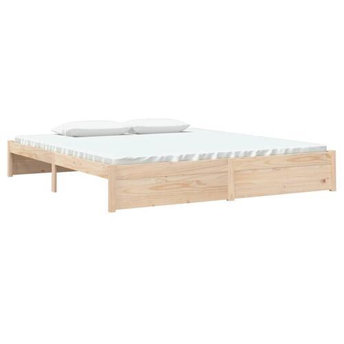 Sengeramme 180x200 cm massivt fyrretræ