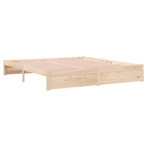 Sengeramme 180x200 cm massivt fyrretræ