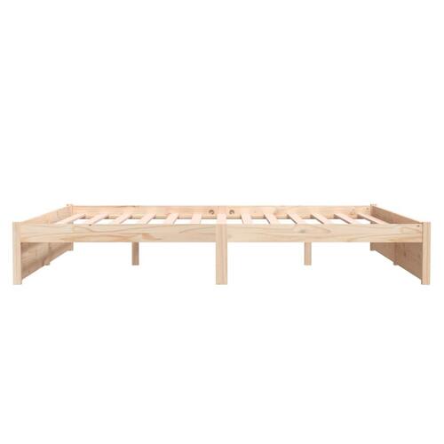 Sengeramme 180x200 cm massivt fyrretræ