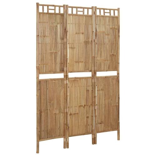 3-panels rumdeler 120x180 cm bambus