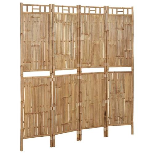 4-panels rumdeler 160x180 cm bambus