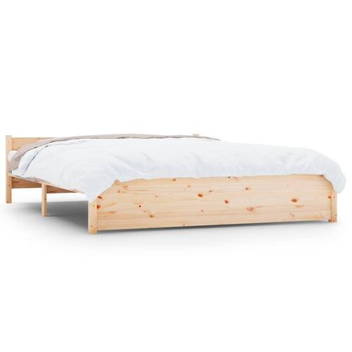 Sengeramme 140x190 cm massivt træ