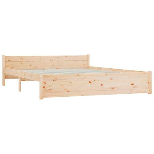 Sengeramme 140x190 cm massivt træ